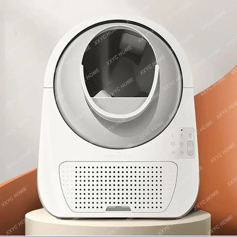 TTSmart Lettiera per gatti Pulizia automatica completamente chiusa Padella per gatti Toilette elettrica per gatti Lettiera per gatti a prova di odori di grandi dimensioni B