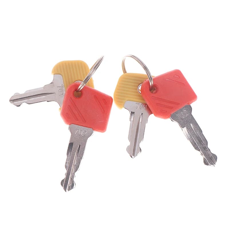 Chiave di accensione Duo per chiavi Linde, cucitrice rossa Jungheinrich 702, formica ancora per carrelli elevatori, camion della metropolitana BT e Komatsu 701