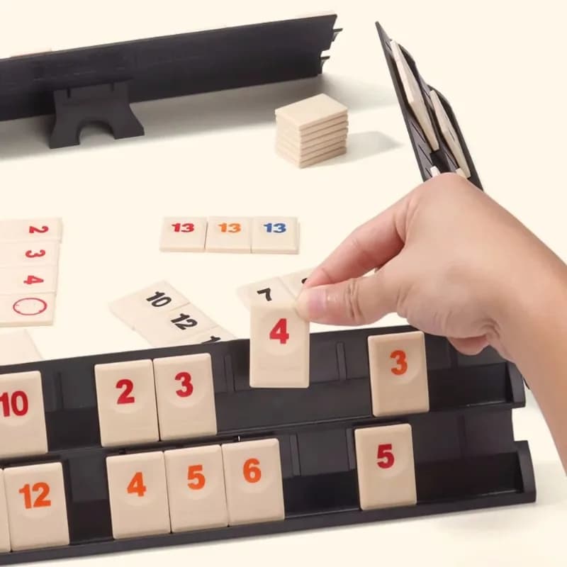 Set da viaggio rummy, Mahjong israeliano standard con custodia - Festa casual, Giochi da tavolo, Giochi da tiro, Scacchi, Gioco di abbinamento numeri