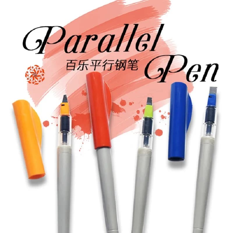 PILOT Parallel Calligraphy Fountain Pen Stationery,Art Flat Tip Writing Pen for Arabic Alphabet Gothic Letter Caligraphy