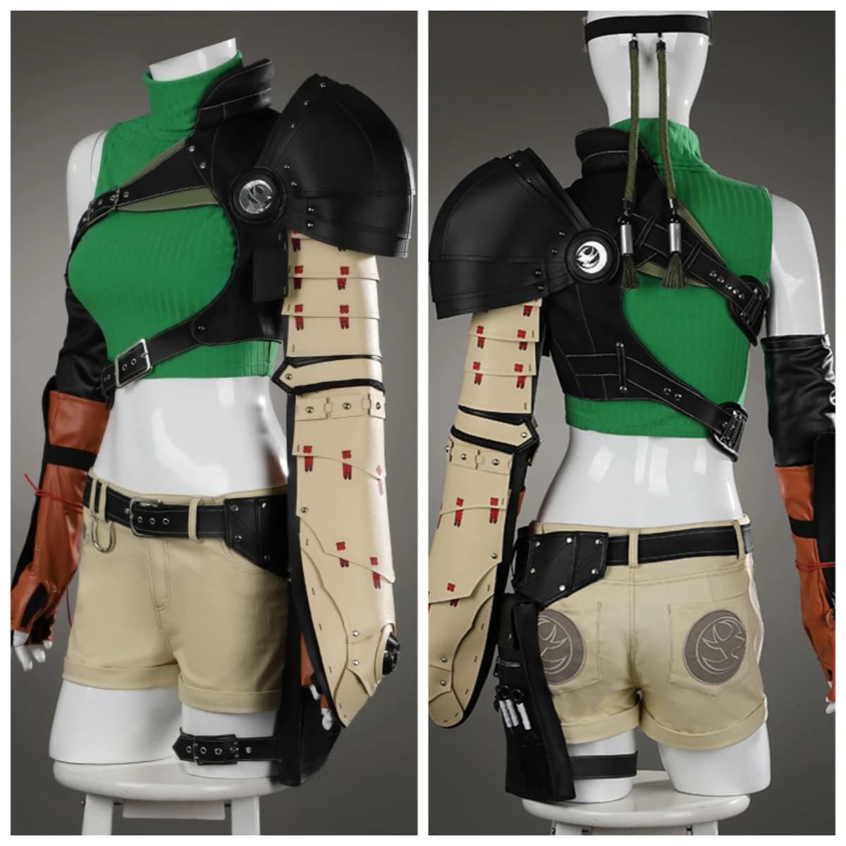 Final Fantasy VII Rebirth Yuffie Kisaragi Cosplay Costume Game Anime Party Uniform Hallowen Play Role Clothes Clothing