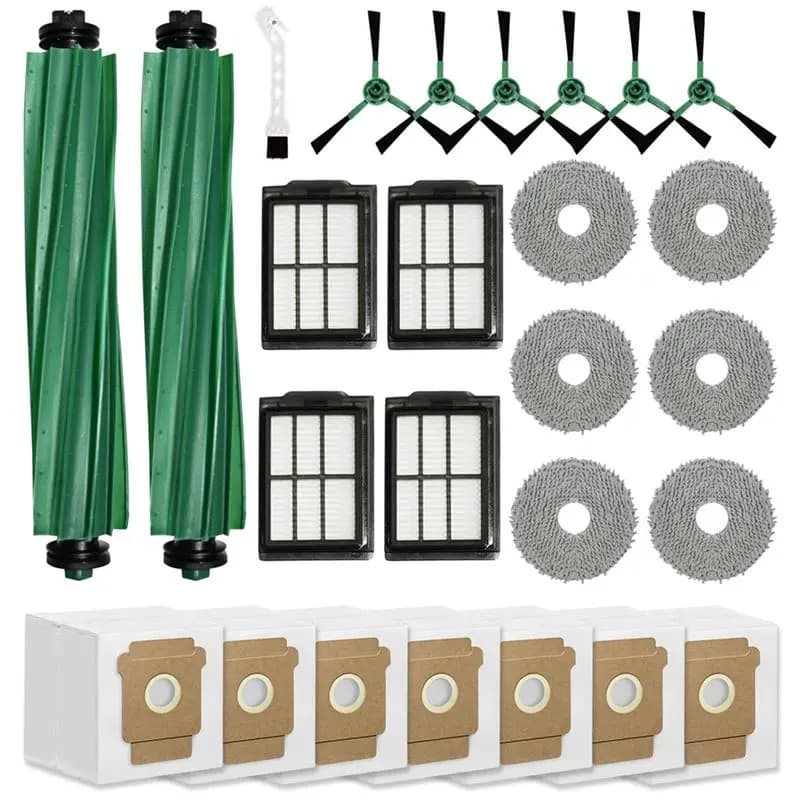 B82B-For Combo Robot Vacuum Vacuum Brush Dust Bag Filter Roller Mop Replacement Accessories