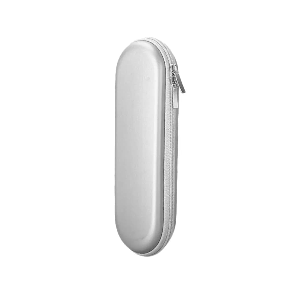Custodia per Penna Stylus Compatibile con Apple Pencil 1 e 2, Bianca, Scatola Professionale con Tasca in Rete Integrata e Spugna Rimovibile per Touch