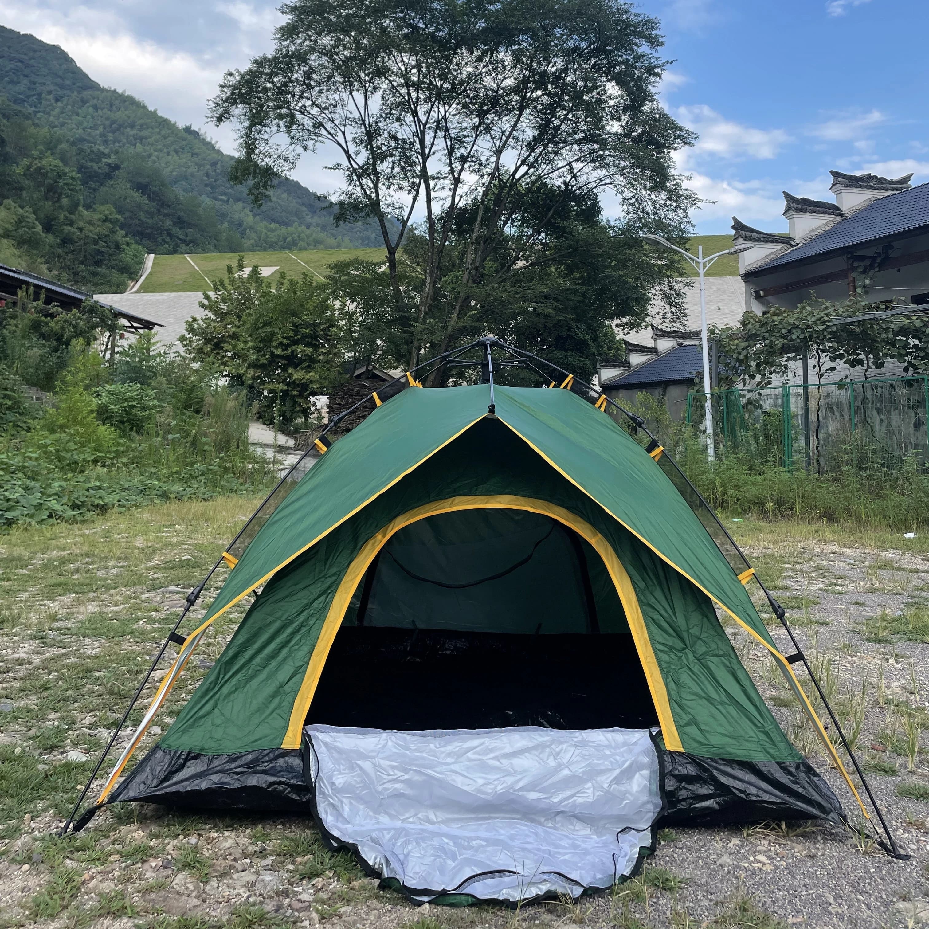 Tenda da Trekking Impermeabile Personalizzata, Tenda Portatile per Campeggio e Escursionismo