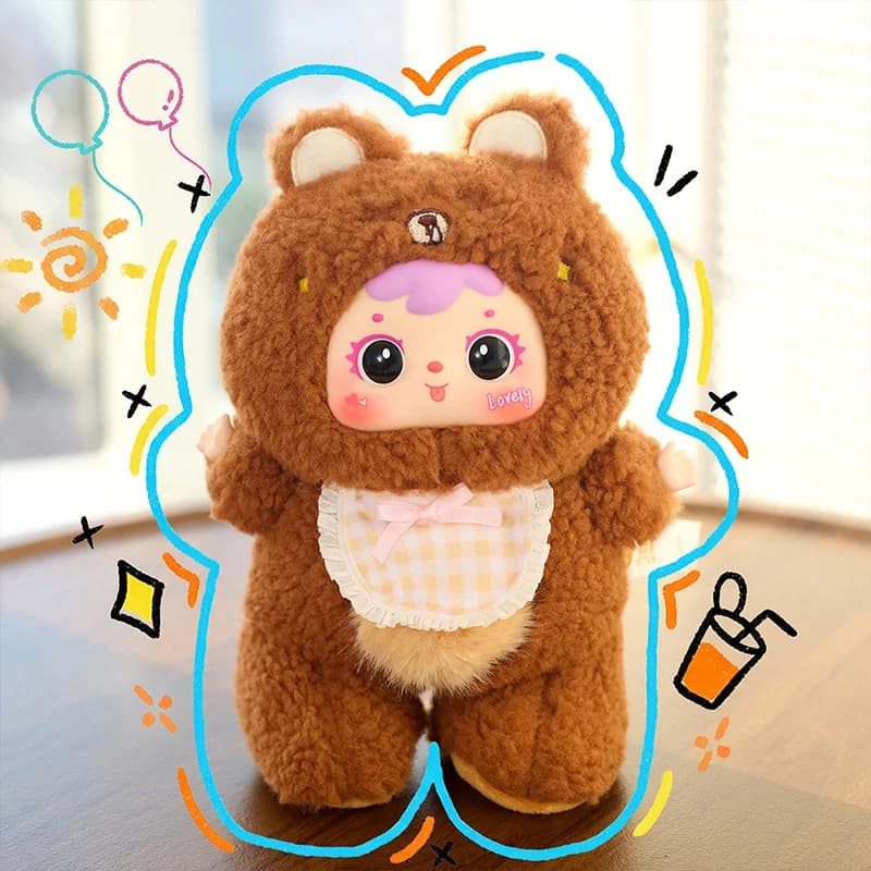 Authentic Samuel Electric Starry Night Series Blind Box, Trendy Toy, Nice Plush Keychain, Bag Pendant, Girls' Gift