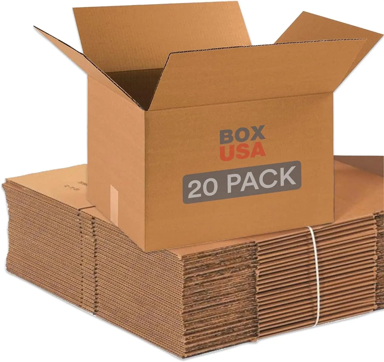Boxes for Medium Movers Size, Pack of 20, 18x14x12 Inches, in Corrugated Carton for Shipping, Packing and Storage