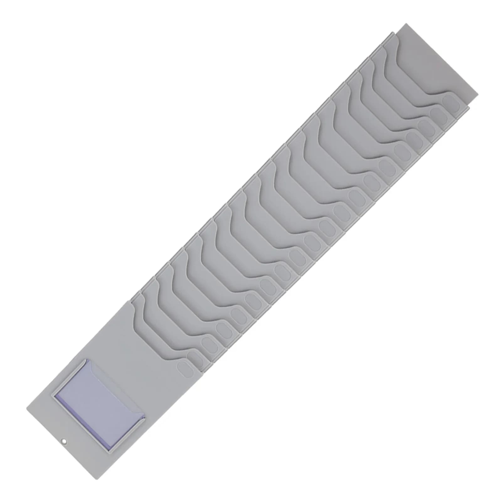 Porta Tessere in Plastica per Magazzino, Porta Badge Multiplo per Ufficio, Fabbrica, Garage, Etichette per Dipendenti