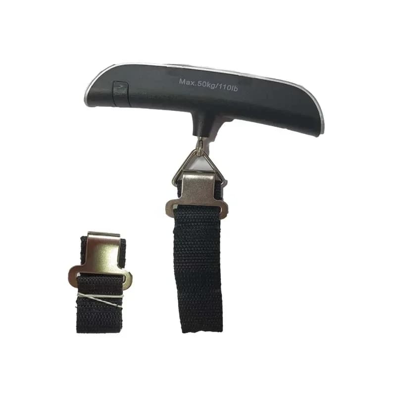 Bilancia Digitale Portatile Stabile 50kg/10g, Bilancia Elettronica Tascabile per Valigie e Bagagli da Viaggio
