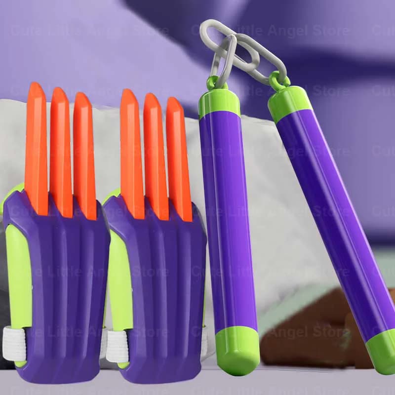 Nuovo 3D Gravity Claw Fidget Toys Decompressione Push Card Giocattolo Antistress Coltello carino Giocattoli antistress per bambini