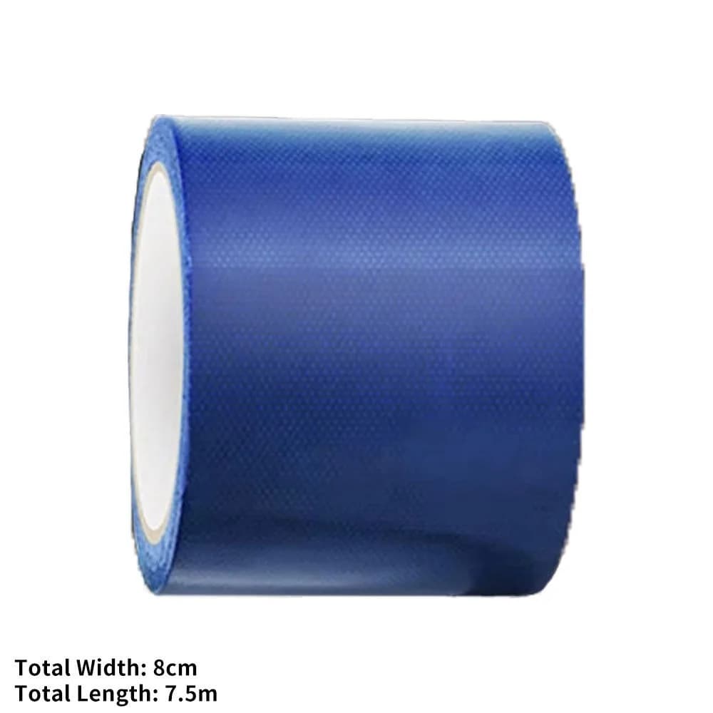 Nastro di riparazione per telone impermeabile Forte adesione Nastro in tessuto antipioggia verde blu Resistenza allo strappo Parti di pellicola gommata