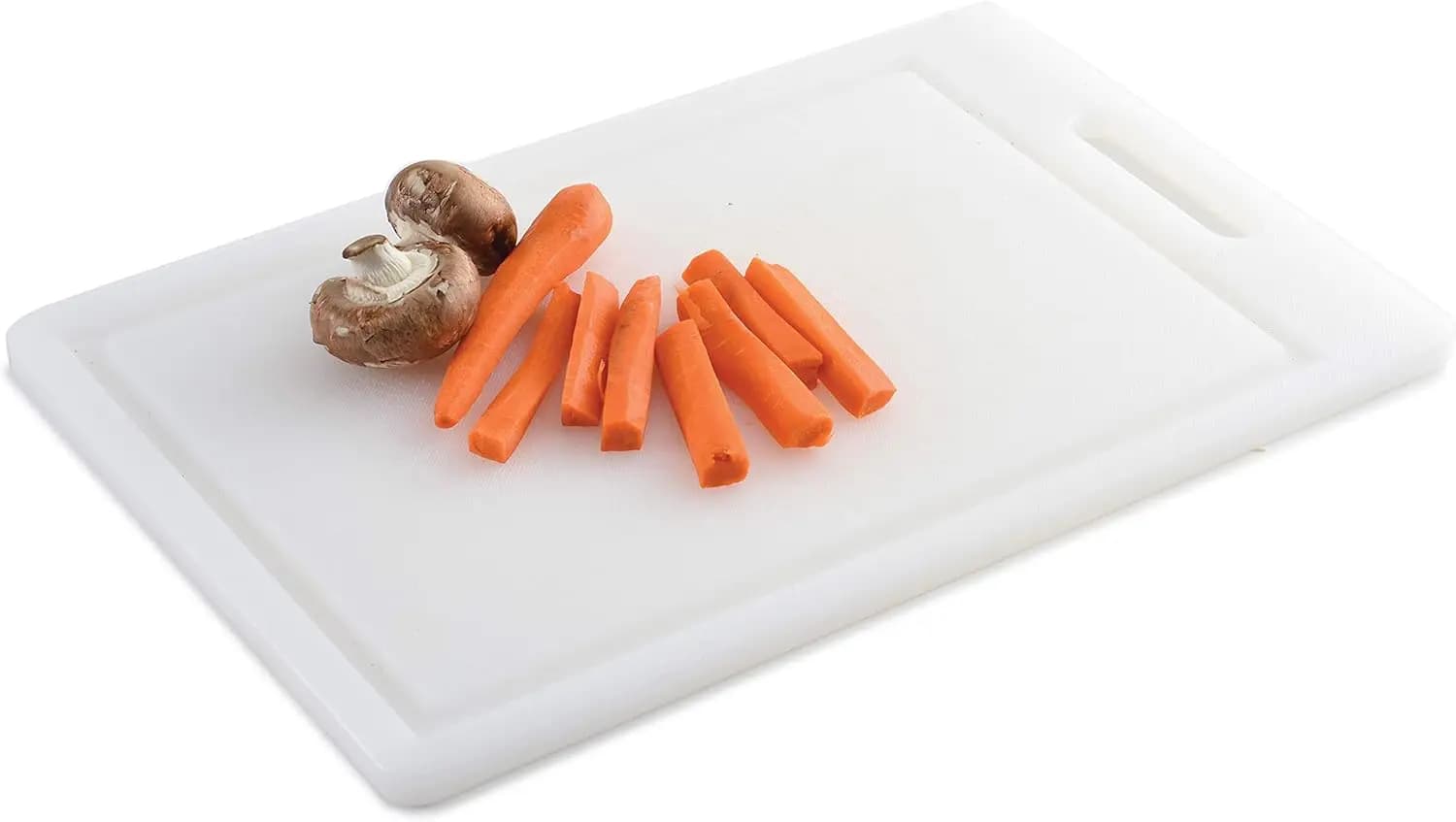 Tagliere professionale, 15,5 x 10 pollici, con scanalatura per il succo, lavabile in lavastoviglie