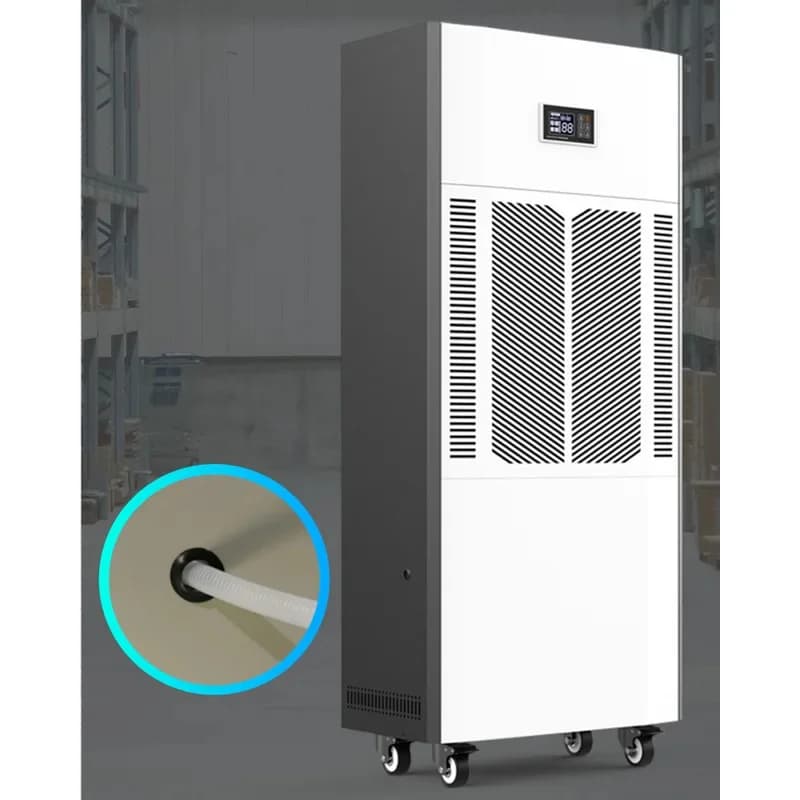 (Prezzo di Fabbrica) Deumidificatore Industriale Mobile su Ruote con Display LED, Adatto per Interni (Spedizione via Mare)