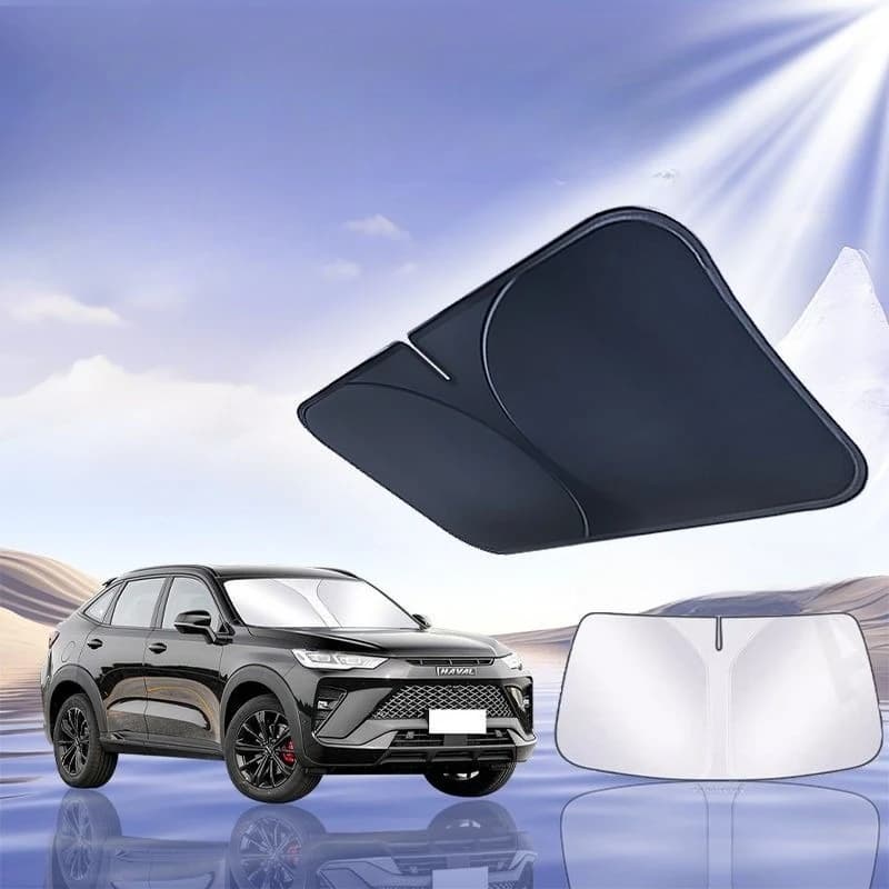 Per GWM Haval H6 GT Parabrezza Auto Parasole Blocchi Ray Riflettore Auto Finestra Visiera Scudo Copertura Pieghevole Ombrellone Con Regali