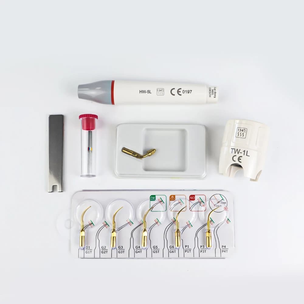 Dental Built In Ultrasound Scaler UDS N3 LED Fit EMS Picchio HW-5L Handpiece Scaling Tips Tooth Whitening Density Tools