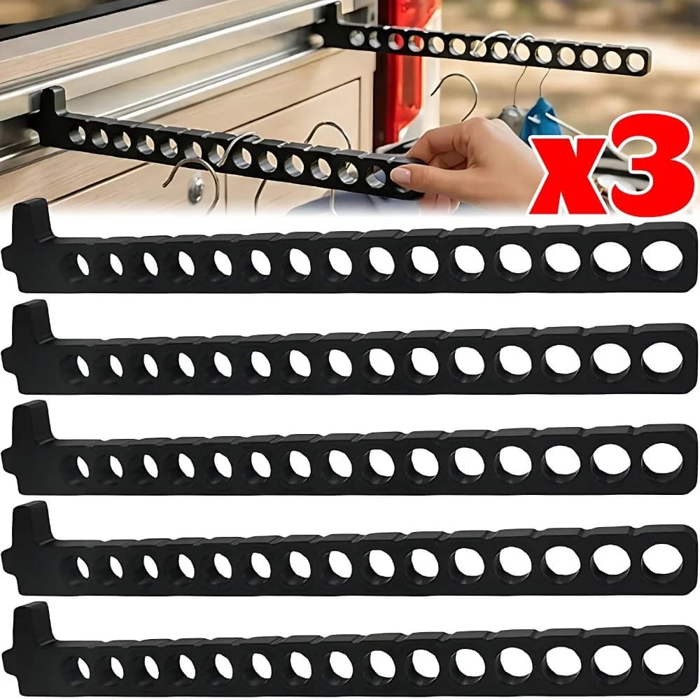 3/1pcs Portable Clothes Drying Rack Space Saving Multifunctional Laundry Storage Hanger for RV Caravan Camper Van Home Bathroom