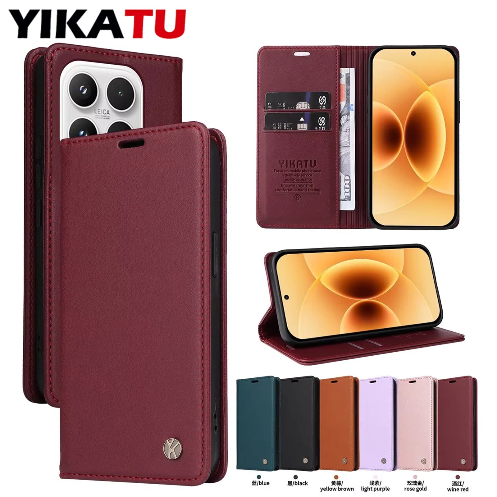 Stand Card Framework Wallet Leather Case For Xiaomi Poco M3 M4 M6 4G M7 Pro 5G M5S F8 Ultra F7 F6 F5 F4 GT F3 Turbo 4 3 Cover