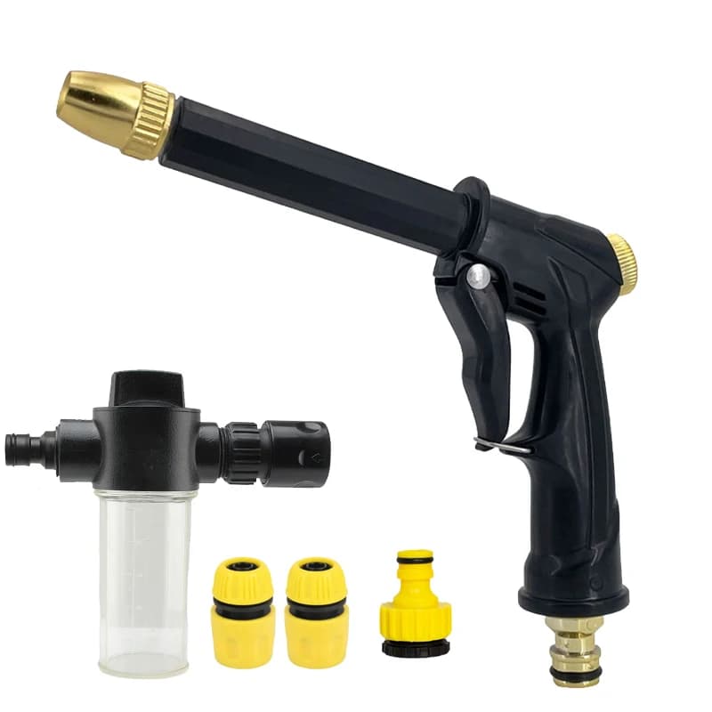 Pistola ad Acqua ad Alta Pressione, Spruzzatore per Giardino, Irrigatore per Pulizia e Annaffiatura
