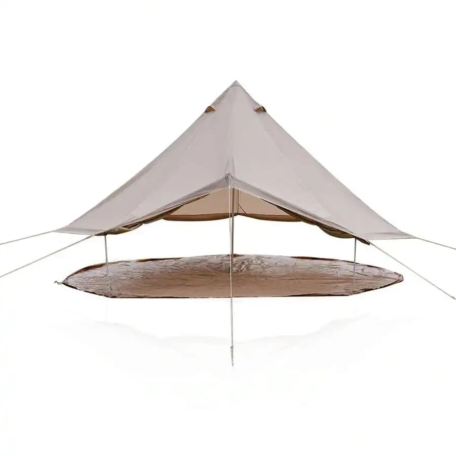 Waterproof Glamping Bell Tent With Stove Jack 16.4FT 4 Season For 10 Adults Outdoor Camping