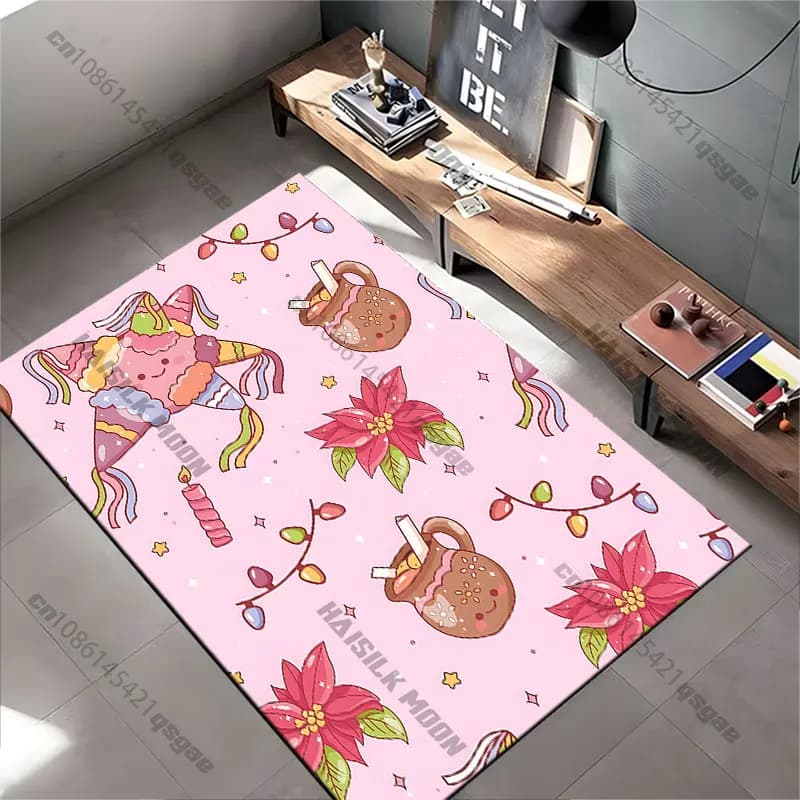Festive decorations and carpets for parties, yoga mat, living room decorations, baby cat mat, tirbino, carpet for play area