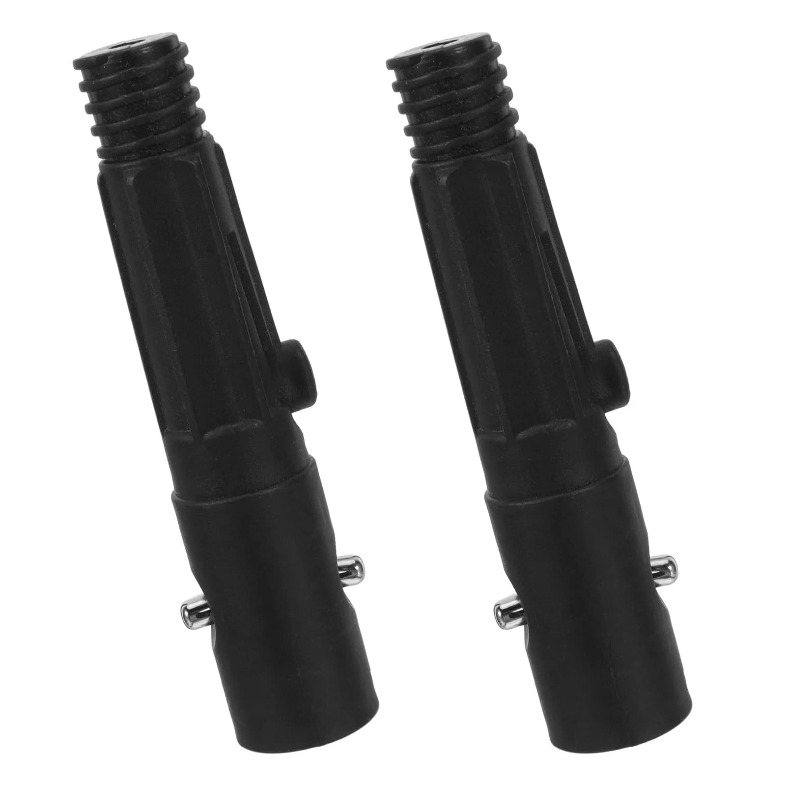 2 Pezzi Adattatore Filettato per Manico di Scopa, per Aste Telescopiche, Installazione Rapida, Connettore Robusto in Plastica per Manici di Scope e Attrezzi per la Pulizia