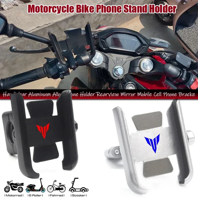 2025 Fit For MT 07 09 10 SP MT07 MT09 MT10 MT15 MT25 FZ09 FZ07 Motorcycle Handlebar Mobile Phone Holder GPS Stand Bracket