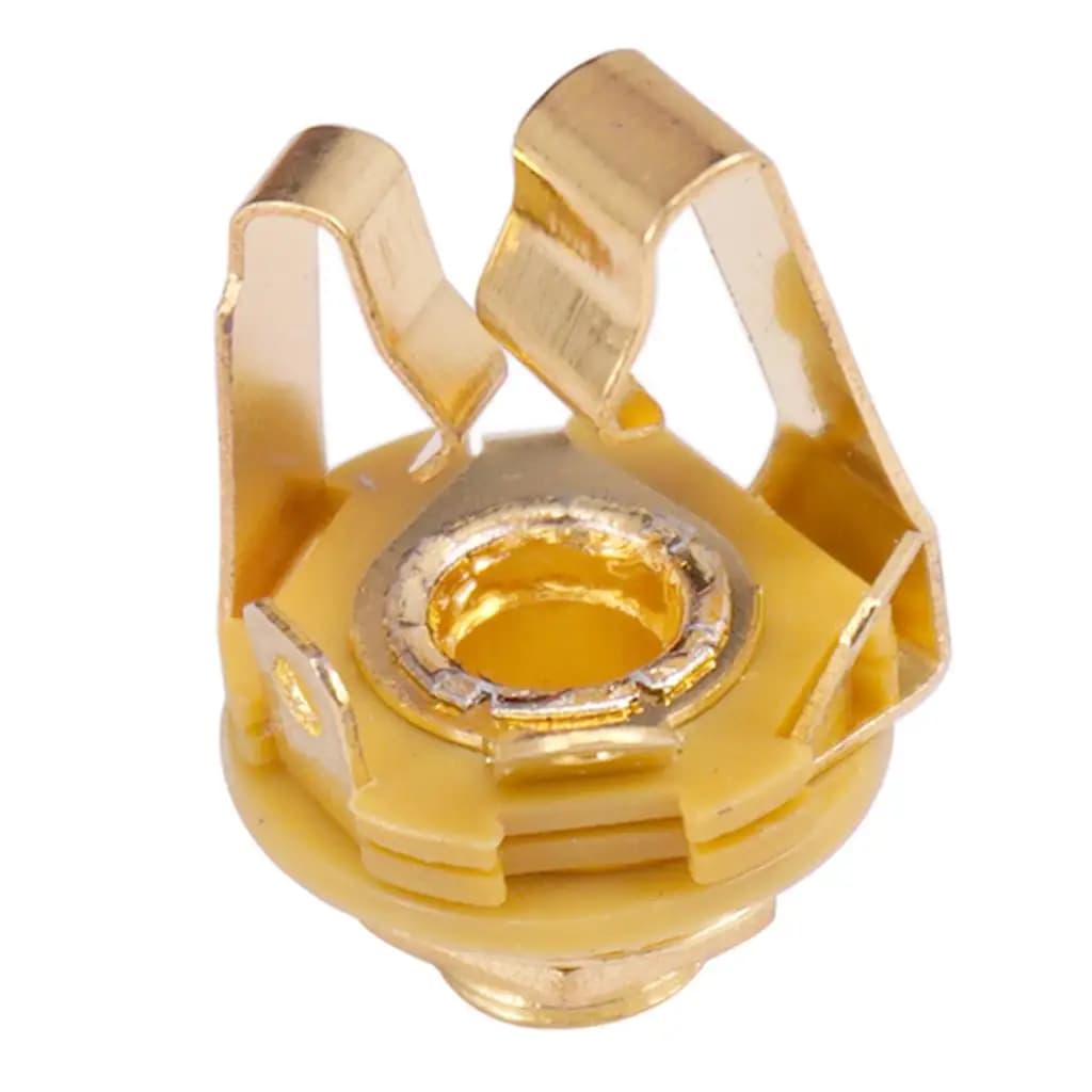 Connettore di uscita stereo con presa da 1/4" 6,35 mm per pick-up per chitarra dorato