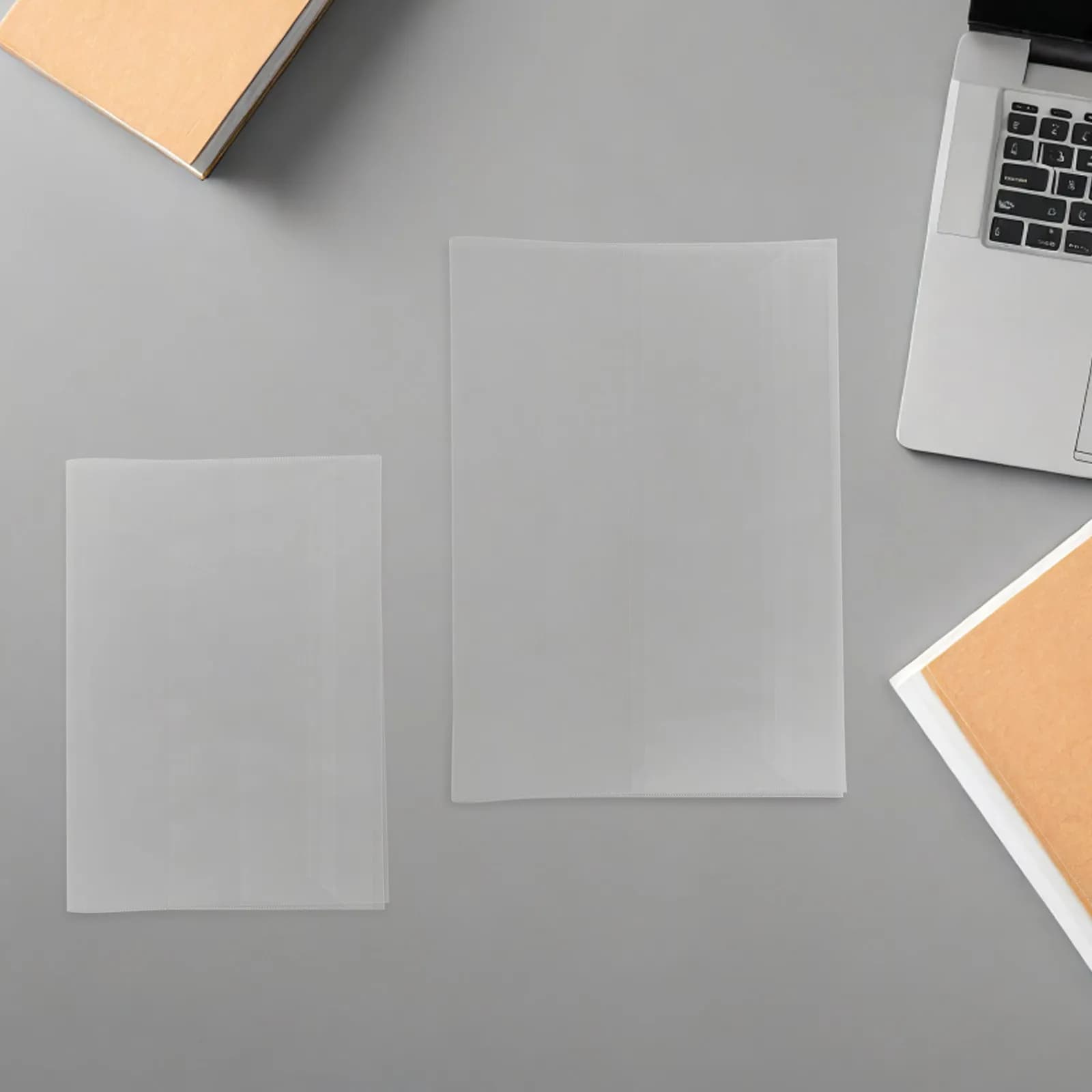 40 copertine per libri in plastica trasparente A5, custodia protettiva trasparente impermeabile per libri di testo, quaderni, agende, diari, scuola