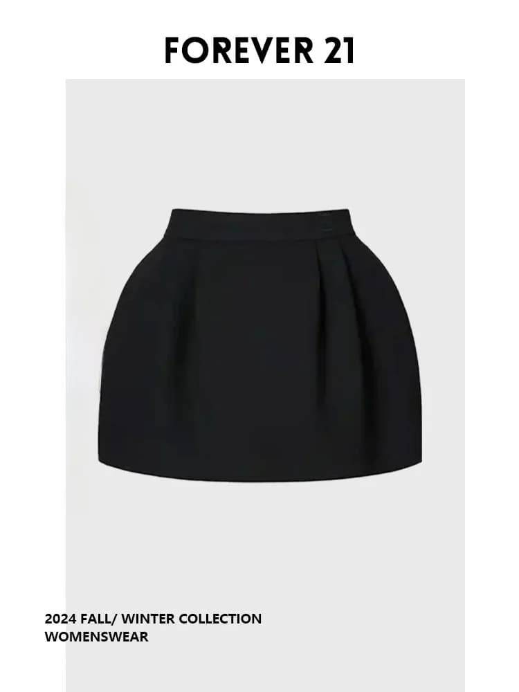 Short skirt slim fit Forever 21, fashionable and versatile women's shorts, autumn winter, new style, simple design, tight skirt