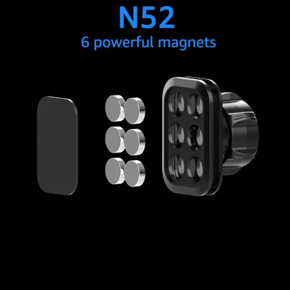 Supporto magnetico per telefono per auto con testa a sfera da 17 mm Supporto magnetico Supporto per cellulare Supporto GPS Accessori per staffa per smartphone