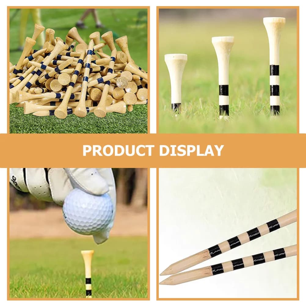 100 Pezzi Piccoli Chiodi da Golf Sostituibili, Supporti Durevoli per Pratica all'Aperto, Accessori Resistenti all'Usura per Allenamento