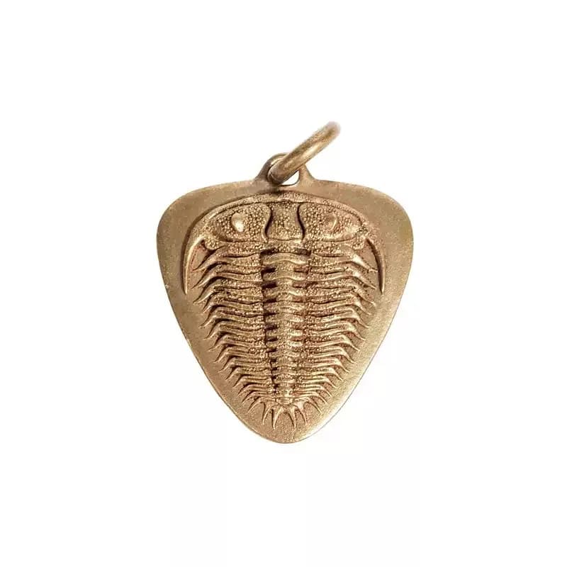 Universe Grocery Store Copper Silver Trilobite Vintage Trend Key Hanging Guitar Pick Pendant Accessories