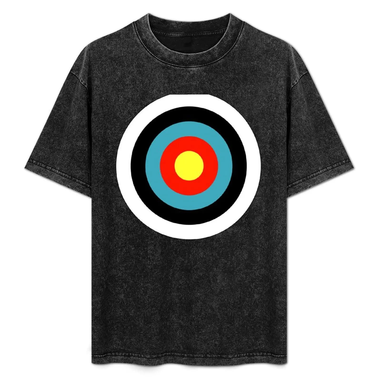 T-shirt Bullseye Archery Target Shooter Rings, maglietta leggera per sport all'aria aperta