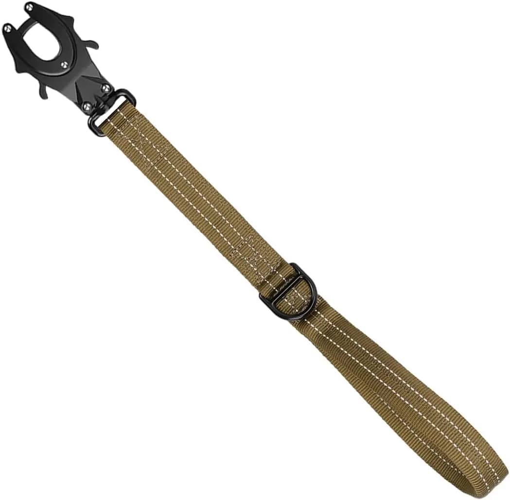 Guinzaglio per Cani Resistente con Clip Girevole e Chiusura Automatica, in Nylon Riflettente per Cani di Taglia Media e Grande, Anti-Trazione per Addestramento e Passeggio