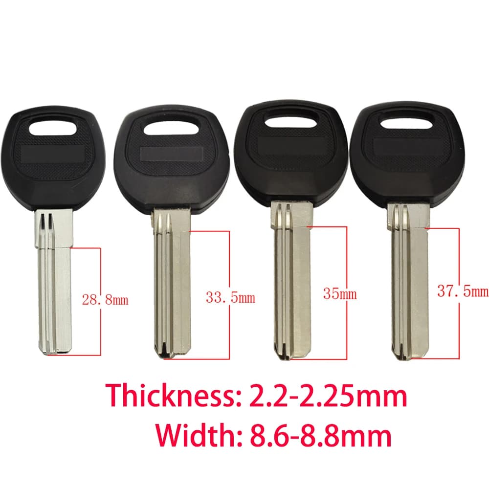JMCKJ 50PCS Security Door Key Blank Use Right Groove House Home Door Key blanks Locksmith Supplies Blank Keys