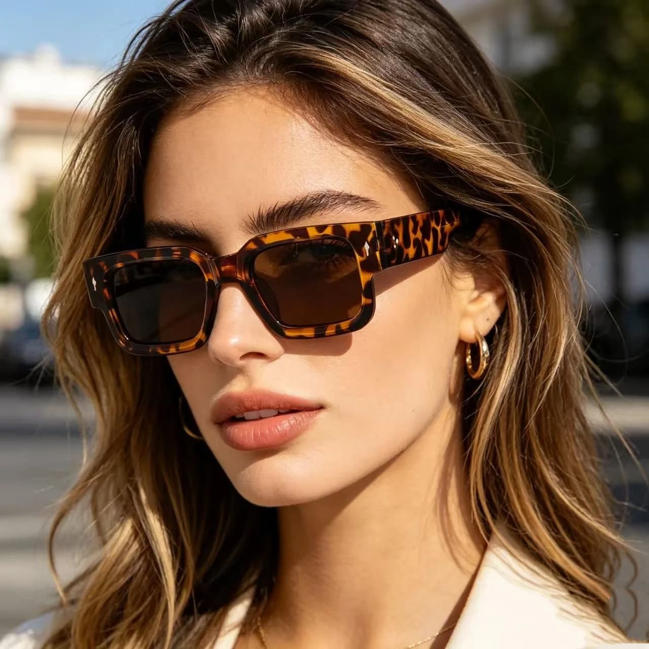 Square Reading Sunglasses Men Women Single Focus Prescription Presbyopic Eyewear Outdoor Tinted Shade Sun Glasses Readers