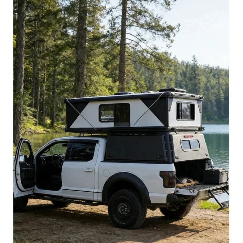 Upgraded Custom Hard Rooftop Tent Portable Waterproof Outdoor Camping