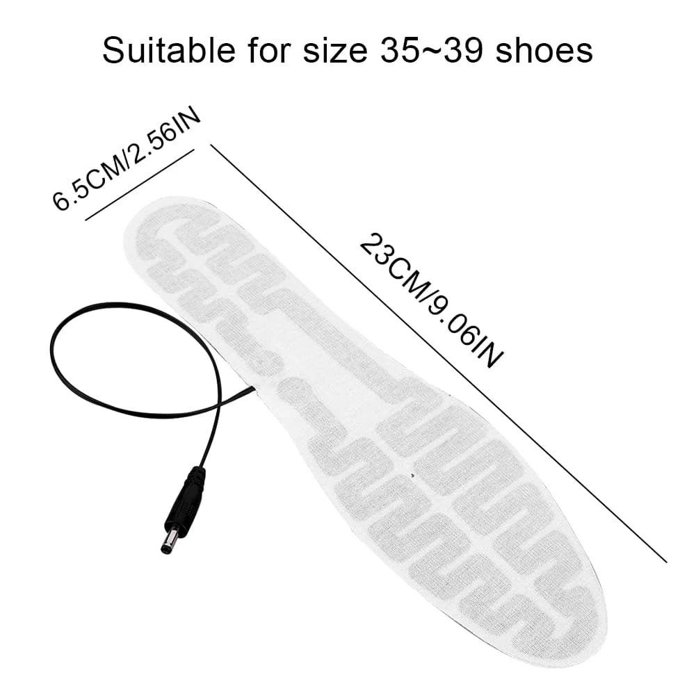 Solette Riscaldanti USB per Scarpe, Pellicola Riscaldante 10W, Solette Calde Invernali per Sport all'Aperto, per Uomini e Donne