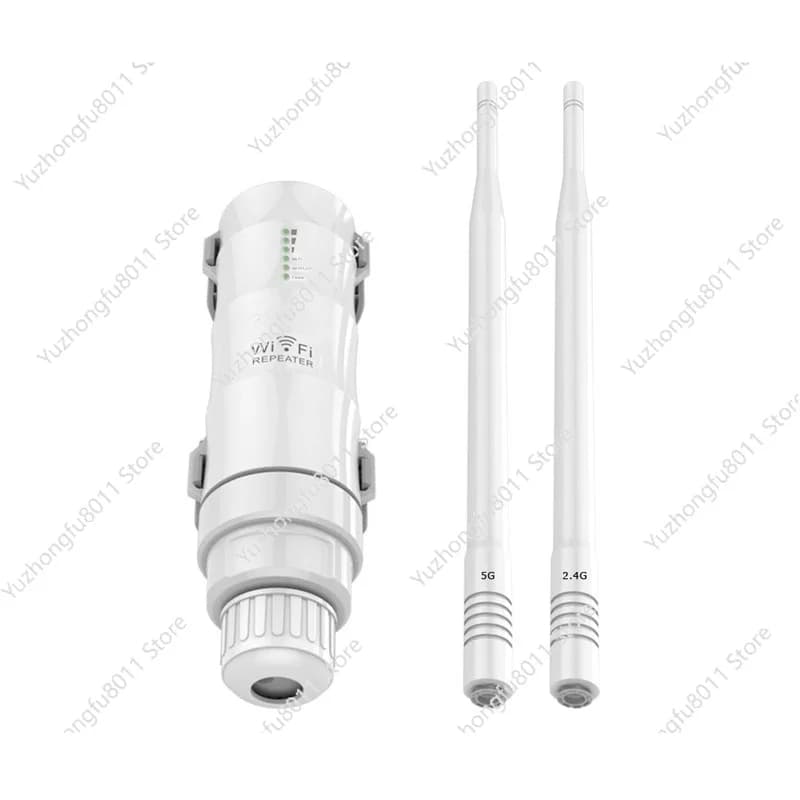Outdoor WiFi Repeater AP Dual Band High Power Wireless Signal Extender Long Range Outdoor WiFi Access Point Repeater Booster