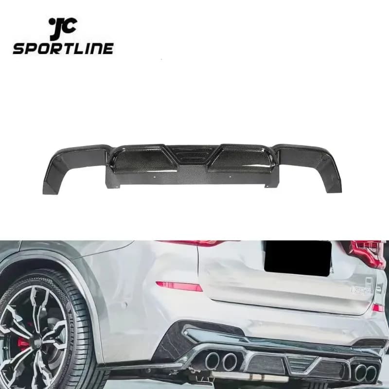 Carbon Fiber Rear Diffuser for BMW X3M F97, 2019- 2021