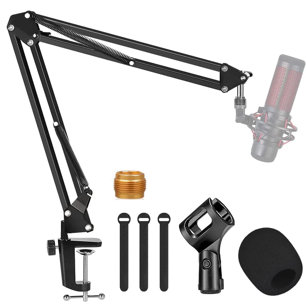 Braccio articolato supporto per microfono registrazione supporto per microfono a condensatore sospensione regolabile braccio a forbice per SM7B AM8 A8 A6V
