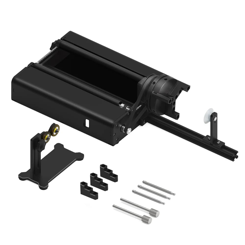 Y 4 rotary roller in 1, laser rotary roller engraving module for laser marking for cylindrical object engraving