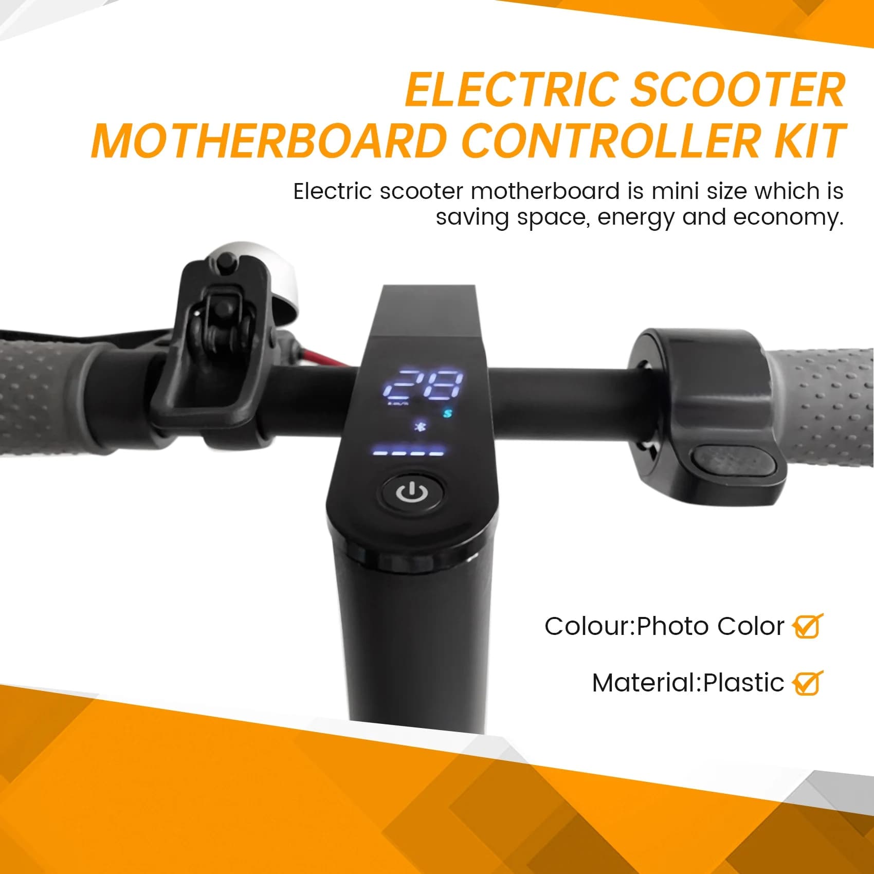 ABVL-Scooter Elettrico Scheda Madre Controller di Alimentazione BT Display Digitale Acceleratore Luce Frontale Per Xiaomi M365 PRO Parte