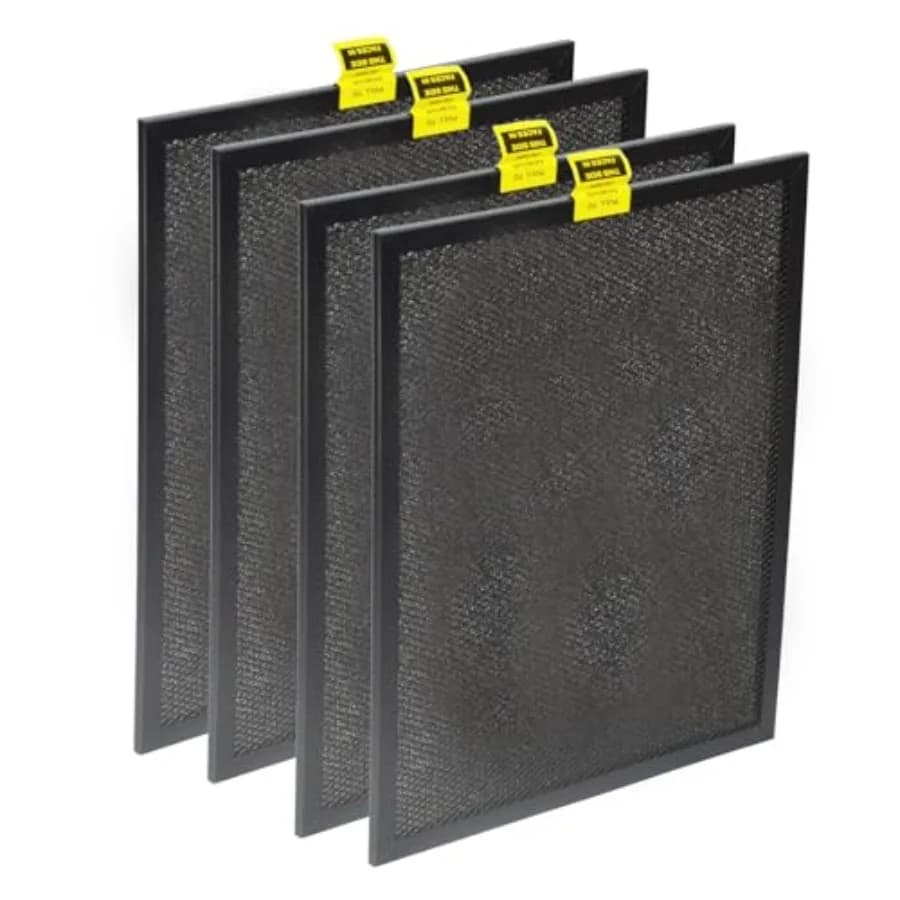 Prefiltro di ricambio PUREBURG compatibile con deumidificatore Santa Fe Compact2 Element2 Compact70 Phoenix D850, confezione da 4, 9 x 11 x