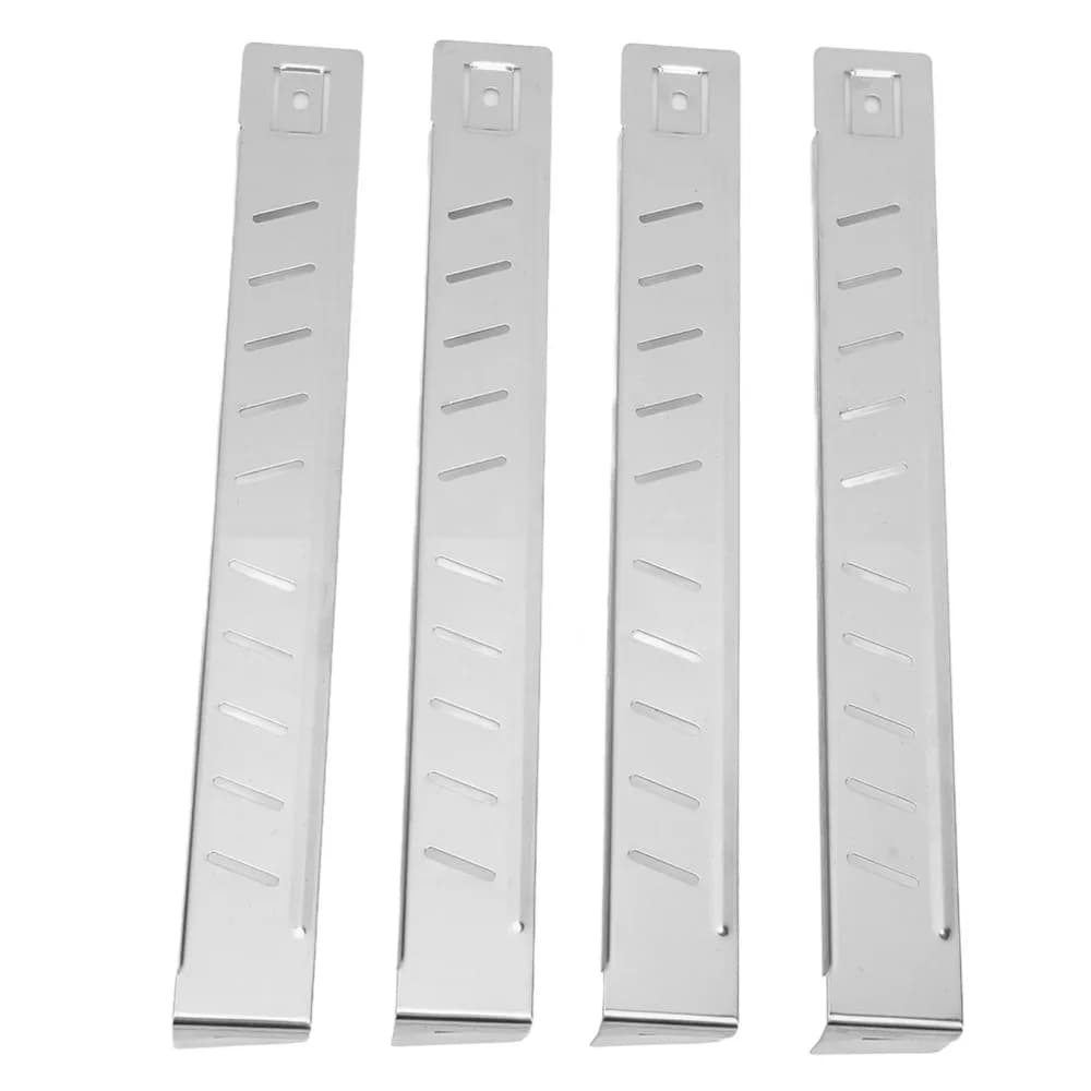 4 pz/set Fornello Da Camp In Acciaio Inox Vento Shelter 40 Fori Pieghevole Antivento Stufa Staccabile Stufa Parabrezza