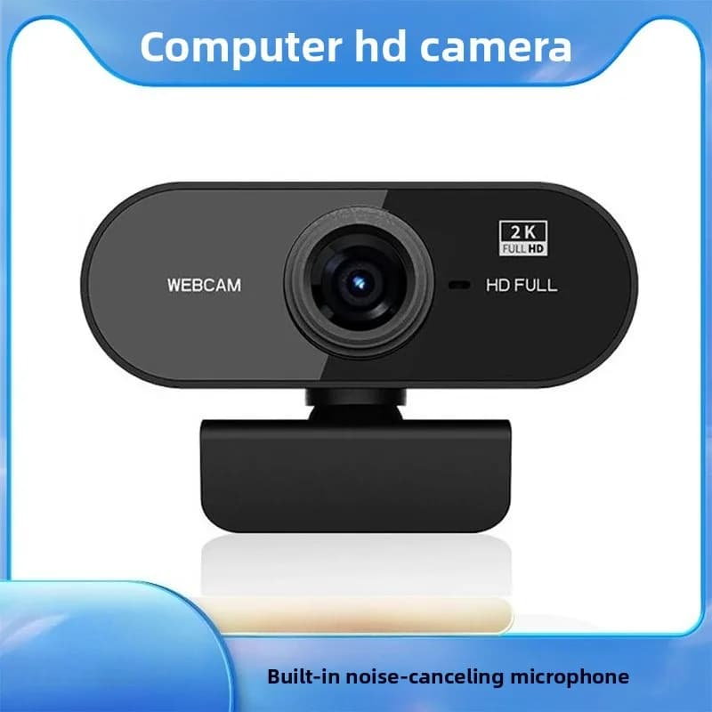 1080P HD Mini Webcam with Mic USB for Laptop Desktop - Ideal for Video Calls and Conferences