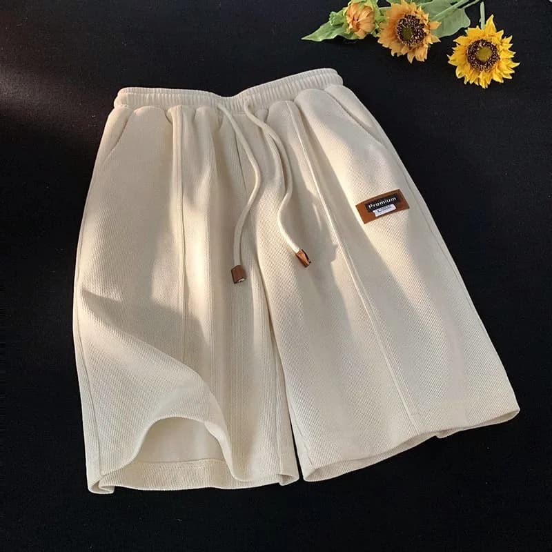 Pantaloncini Sportivi Stile Americano da Uomo, Estivi, Sottili, Casual, Larghi, a Gamba Dritta, Lunghezza Cinque Quarti, Traspiranti e Comodi