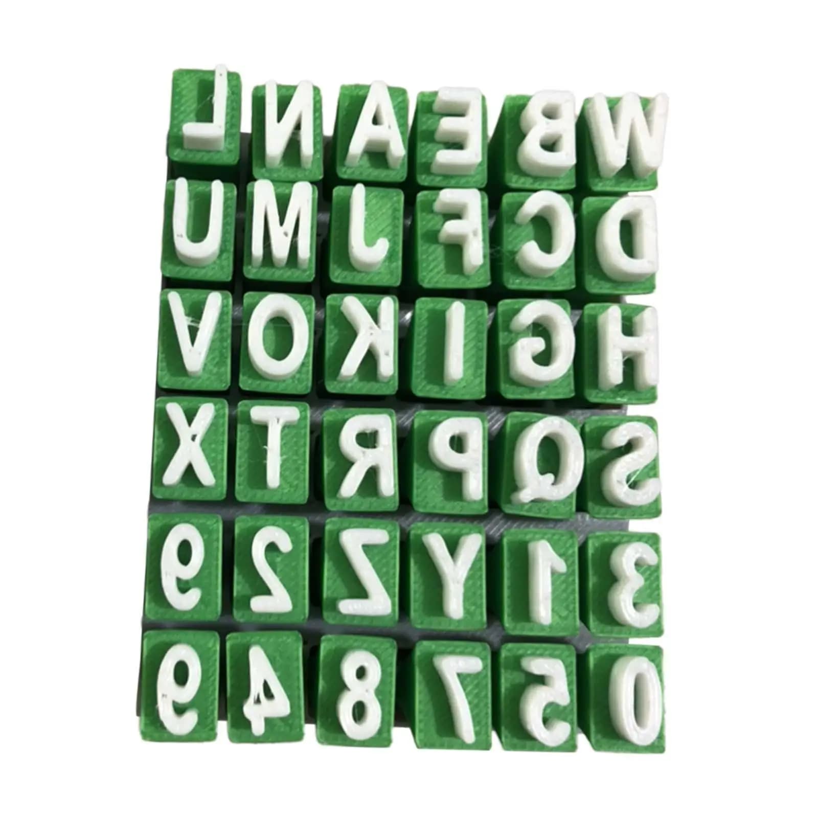 Number and Alphabet Stamps Classroom Rewards DIY Craft Stamper Seal Set