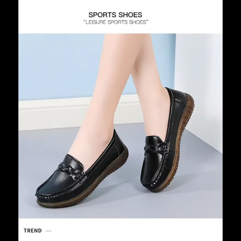 Light Cozy Women Loafers Excellent Air Permeability Effect, Plain Soft Bottom Matches Various Daily Outfit Combinations