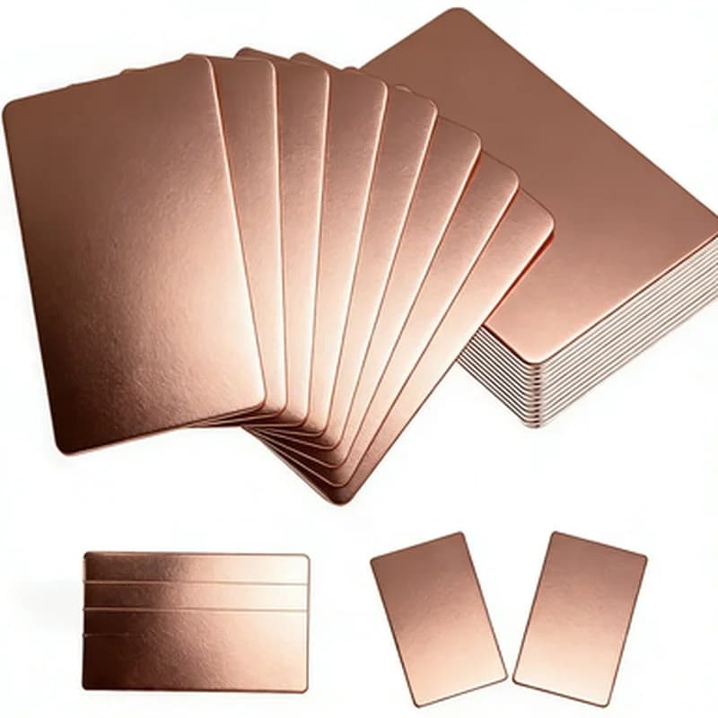 53 pcs 0.45mm Laser Engraving Cards, Durable Scratch Resistant, suitable for Sublimation Printing, Aluminum Smooth Surface