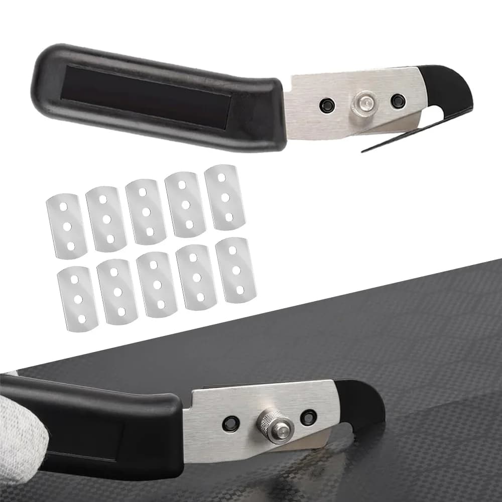 Taglierina per carta da imballaggio in vinile, lama per taglierina, taglierina per carta da parati, per avvolgere l'auto, strumento per tagliare la pellicola per tinta per finestre